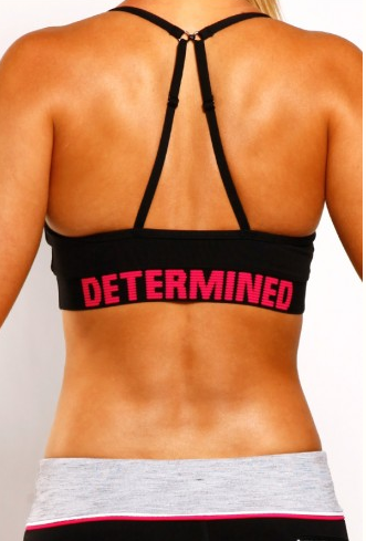 Determined sports bra, £40 from Lorna Jane.