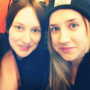 7am flight to Paris with my big sister!