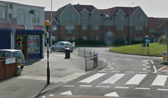 Left at the roundabout