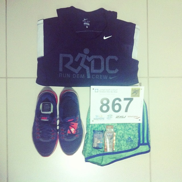 Ready me ready - Abu Dhabi half #rundemcrew