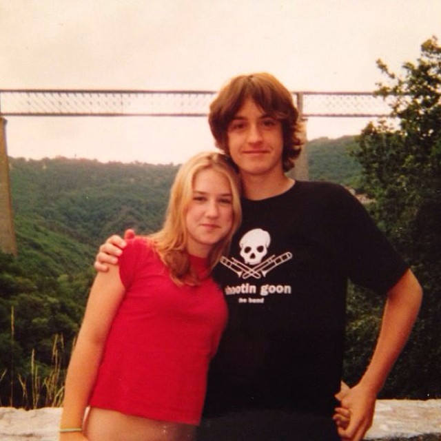 EPIC #tbt to 2004, baby Soph and Dayve. What beauties we were. We had already been together for two years here! #younglove @dayvehillman