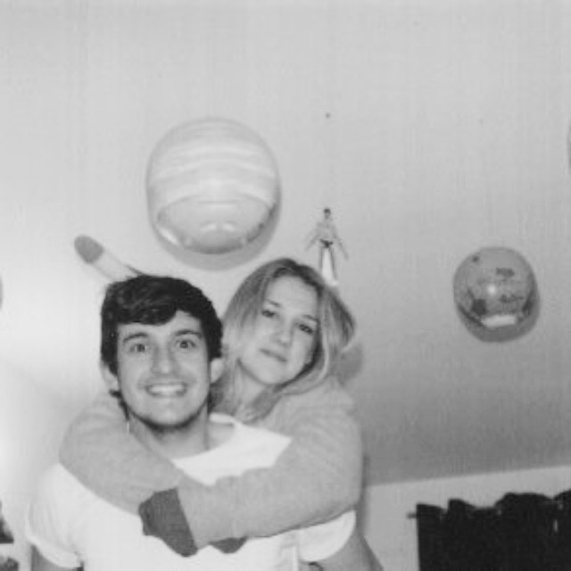 I love you today and every day, and I love this photo where you look like you have a cock on your head and I look like I have a man on my head. @dayvehillman #romance