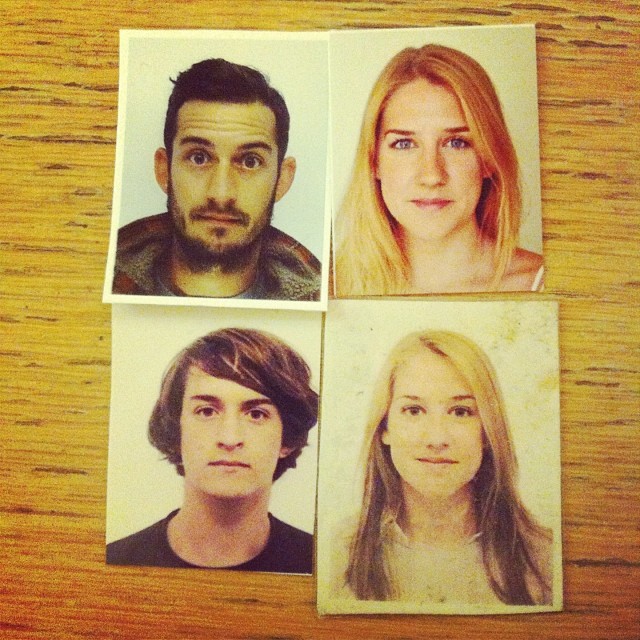 Old and new passport photos! 11 years of Soph and Dayve @dayvehillman xx