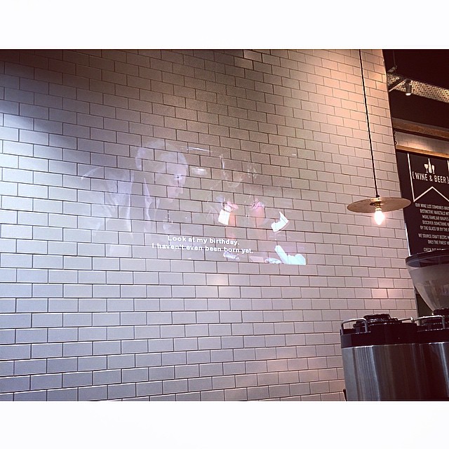Love that they're playing Back to the Future in Notes Moorgate this morning 🎥☕️ #greatscott