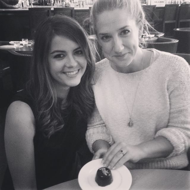Brunch with the girls to celebrate getting engaged and the waiter brings me a little congratulatory cake ☺️ I LOVE cake