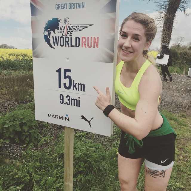 We hit our goal! And then got another 1500m or so before David Coulthard cut us short. So exciting when the catcher car brigade start approaching! 🏃🏻